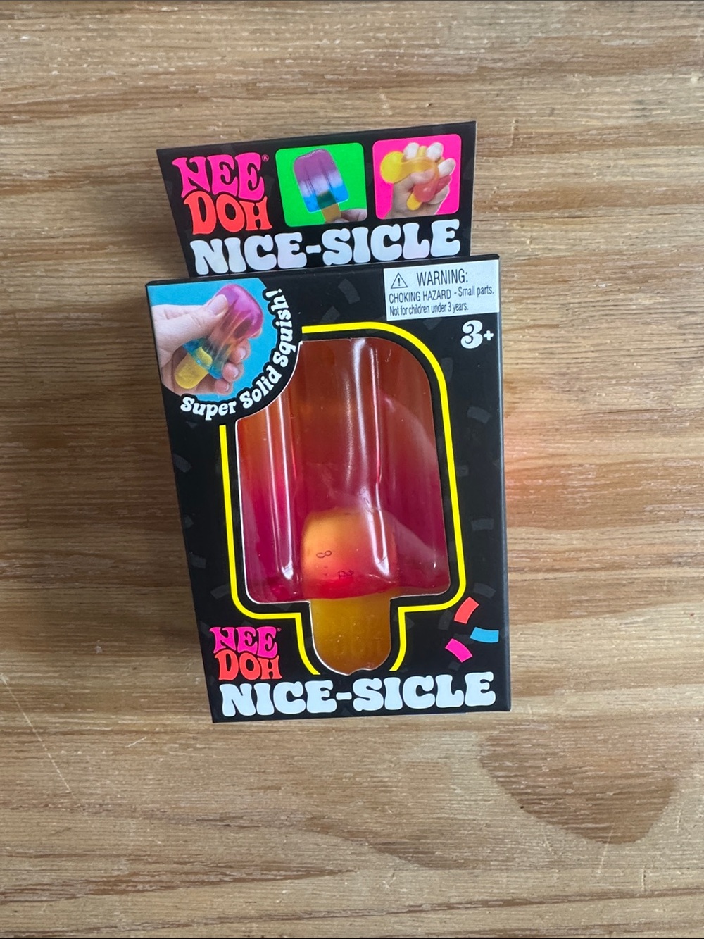 Schylling Nee-Doh Nice-Sicle Popsicle Stress Toy - Red & Yellow